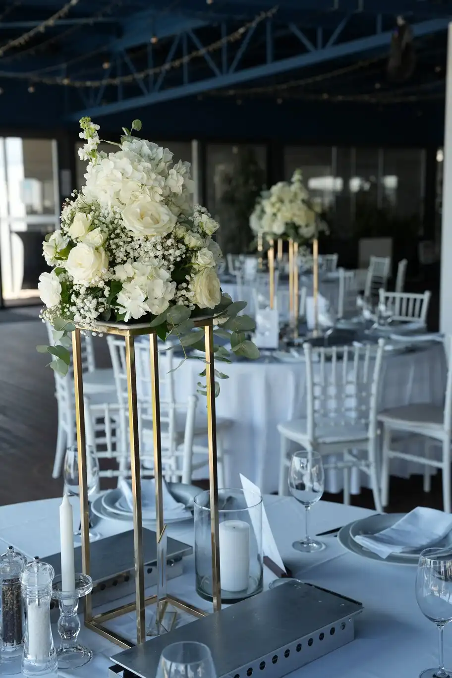 Floral detail from a wedding.