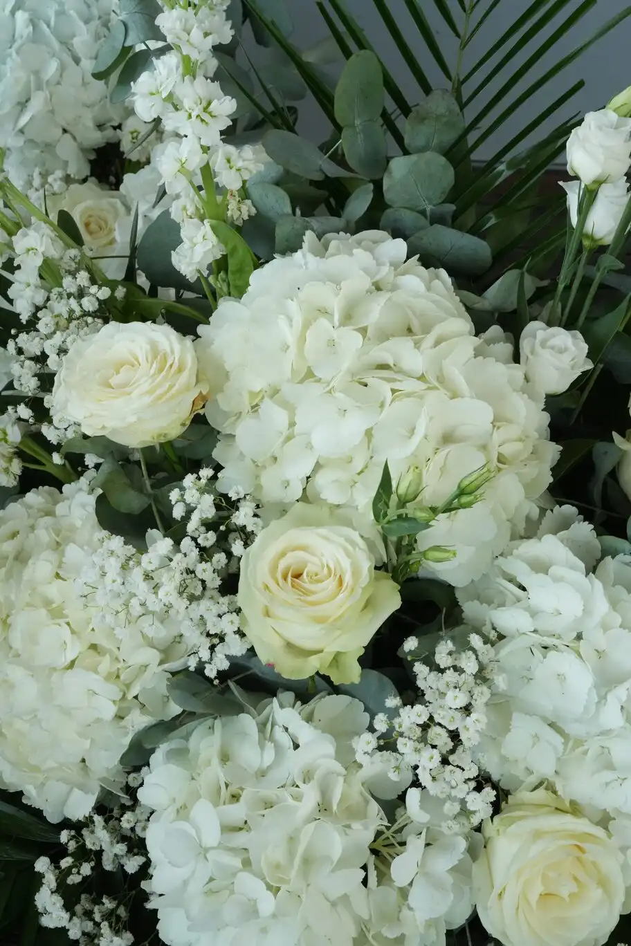 Floral detail from a wedding.
